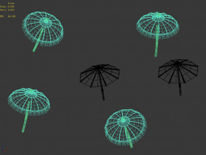east city-umbrella 3D Model