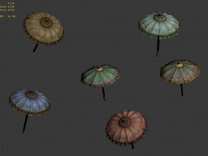 east city-umbrella 3D Model