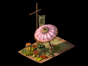 east city-fruit stand 01 3D Model