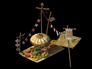 east city-fruit stand 03 3D-Modell