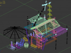 east city-sandalwood shop Model 3D