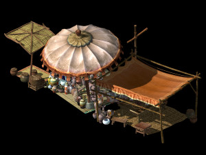 east city-ceramic stand 3D Model