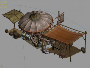 east city-ceramic stand 3D Model