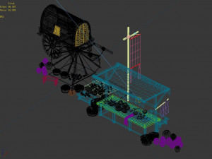 east city-watermelon stand 3Dモデル