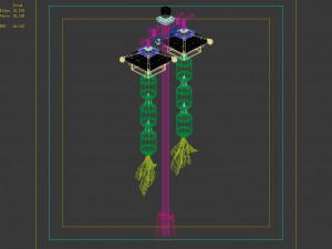 east city-stage street light Modelo 3D