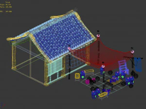 east city-medicine stall 05 3D Model