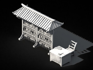 dongshi-yuelao temple props-matchmaker 3D Model