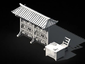 dongshi-yuelao temple props-matchmaker 3D Model