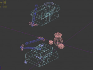 axe-hammer-iron table 03 Modelo 3D