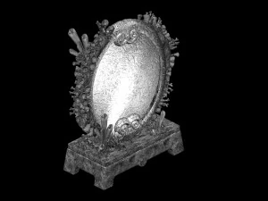 undersea-bronze mirror 03 3D Model