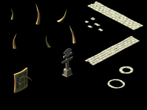 huaguoshan camp-props 3D Model