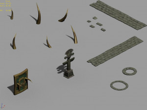 huaguoshan camp-props 3D Модель