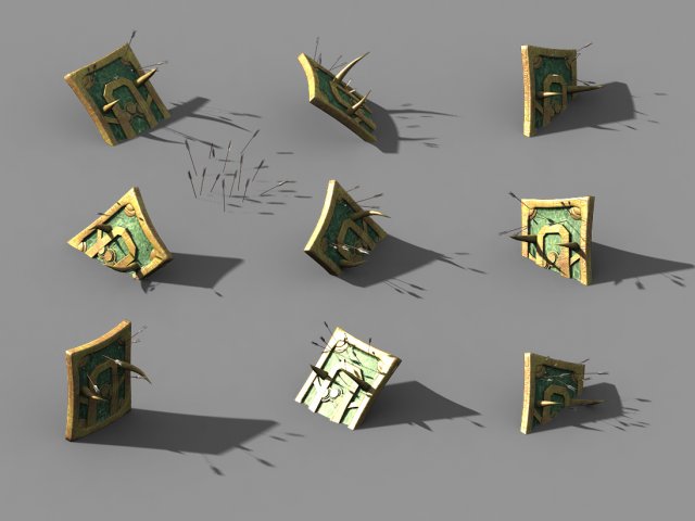 huaguoshan camp-item 01 3D Model .c4d .max .obj .3ds .fbx .stl .blend 