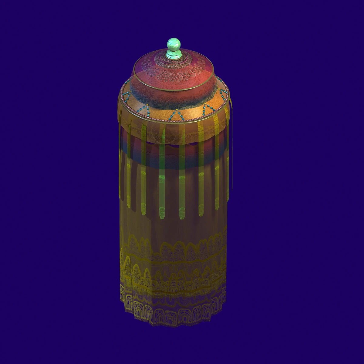 baldacchino ii Modello 3D .c4d .max .obj .3ds .fbx .stl .blend 