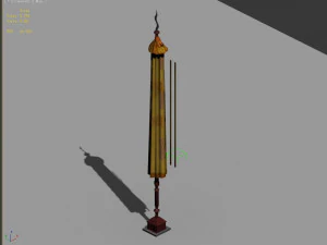canopy-flag 31 3D Model