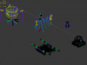 brazier-drum-weapon-food Modèle 3D