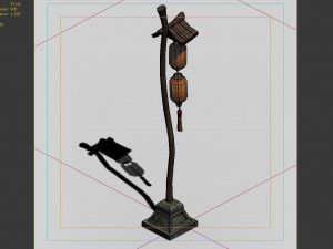 street market-street light 36 3D Model
