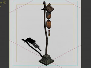 street market-street light 36 3D Model