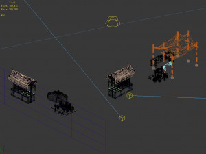 street-vendor-concentric knot props 01 3D Model