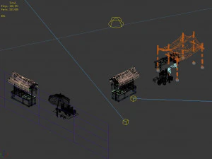 street-vendor-concentric knot props 01 3D Model