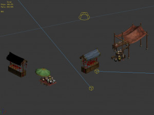 street-vendor-concentric knot props 01 3D Model