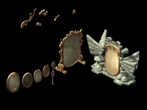 mirror-stone mirror 3D Модель