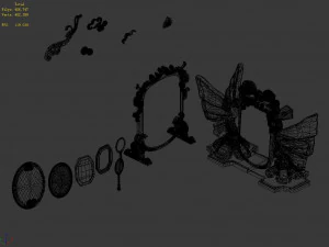 spiegelstenen spiegel 3D Model