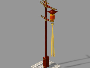 street light-lighting-light-xia bing 3D Модель