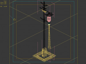 street light-lighting-light-xia bing 3D मॉडल