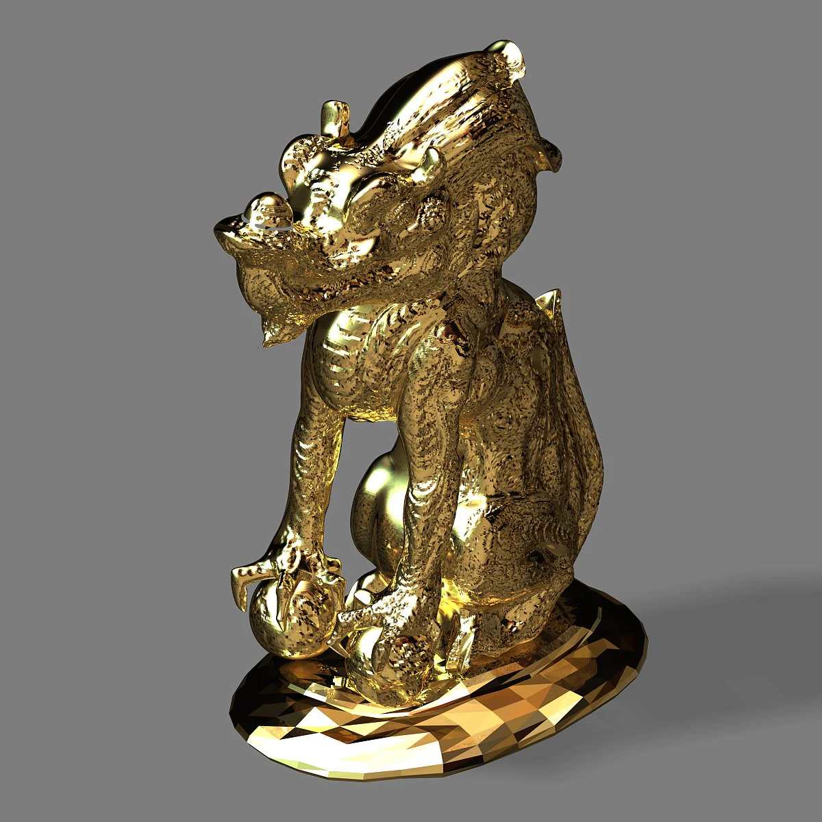 door beast-crow 2 3D Model .c4d .max .obj .3ds .fbx .stl .blend 