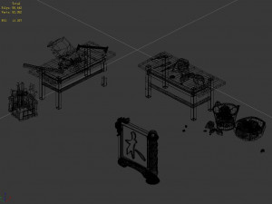 woodcarving-carpentry-stonemason-table 3D Model