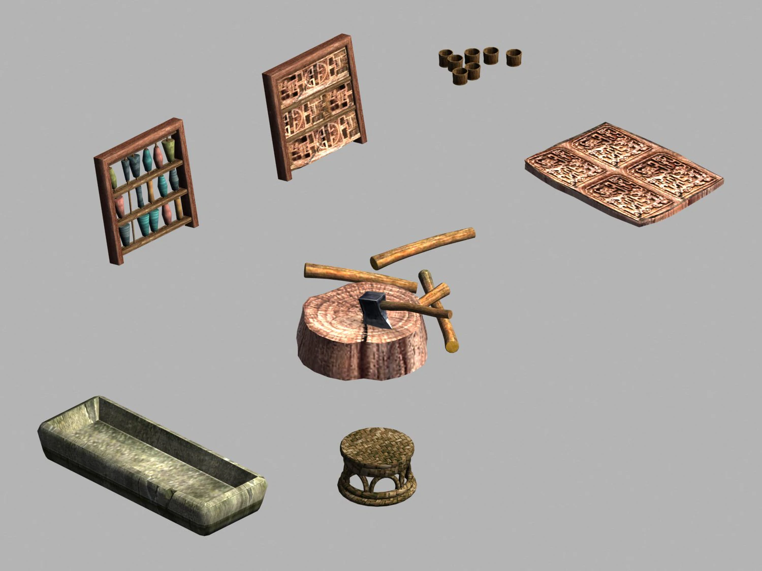 Ascia da carpentiere 03 Modello 3D .c4d .max .obj .3ds .fbx .stl .blend 