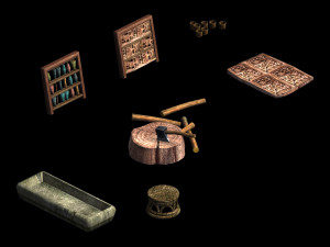 carpenter-props-axe 03 Modelo 3D