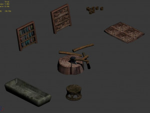 carpenter-props-axe 03 Modelo 3D