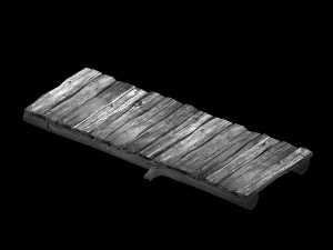 wooden bridge 19 3D Model