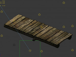 wooden bridge 19 3D Model