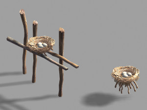 birds nest 0157 3D 模型