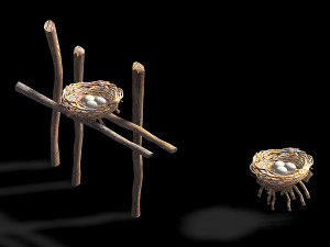 birds nest 0157 3D Model