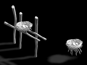 birds nest 0157 3D Model