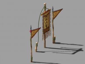 monkey king-flag 12 3D Модель