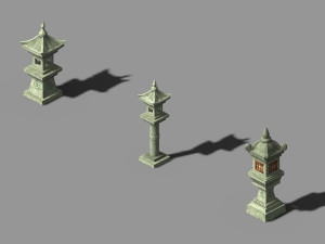 qin qiong mansion-light 3Dモデル