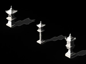 qin qiong mansion-light 3D Model