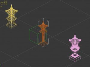 qin qiong mansion-light 3D 模型
