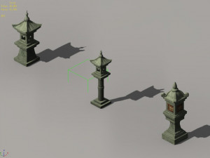 qin qiong mansion-light 3D 模型
