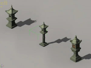 qin qiong mansion-light 3D Model