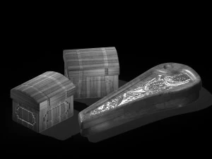 piano box-box 12 3D Model