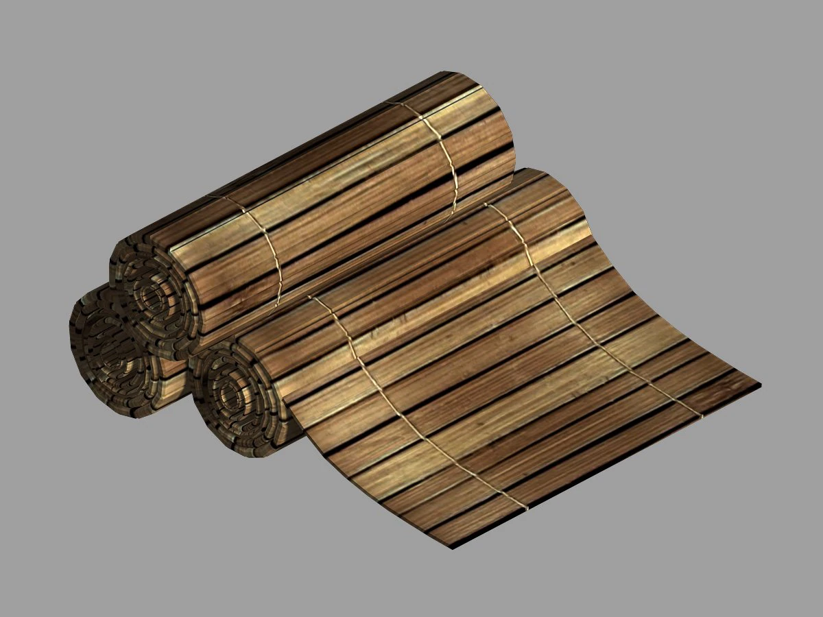 ancient-history-book-bamboo slip 01 3D Model .c4d .max .obj .3ds .fbx .stl .blend 