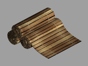 ancient-history-book-bamboo slip 01 Modèle 3D