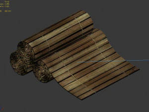 ancient-history-book-bamboo slip 01 3D Model