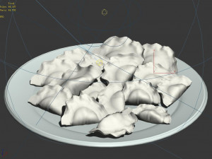 chinese food-dumplings Modèle 3D